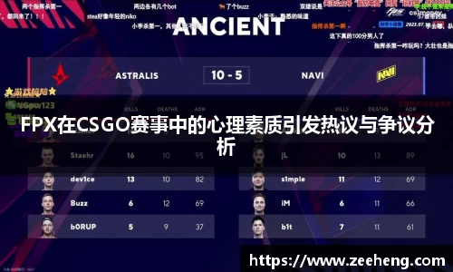 FPX在CSGO赛事中的心理素质引发热议与争议分析